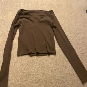 Brandy Melville brown long sleeve